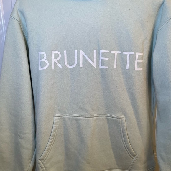 Brunette The Label Mint Green Hoodie - Picture 2 of 7